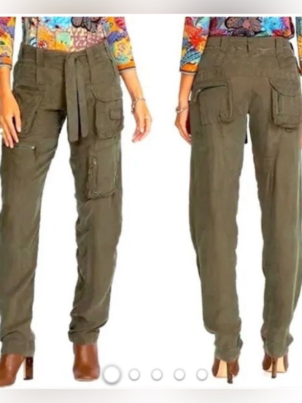 Johnny Was Pete & Greta Tyla Y2K Cargo Pant